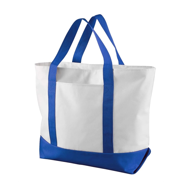 Liberty Bags Bay View giant zippered boat tote with a contrasting... from ASI 34063 alphabroder