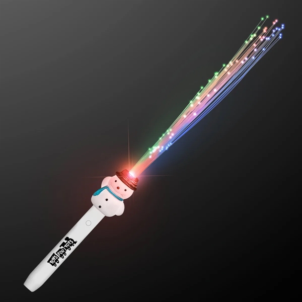 Blank or imprinted. Fiber Optic Snowman Light Wand.... from ASI 34194 ALightPromos / Alight Promotional Products