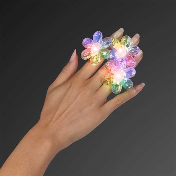 Stock acrylic flower ring. Blank.... from ASI 34194 ALightPromos / Alight Promotional Products