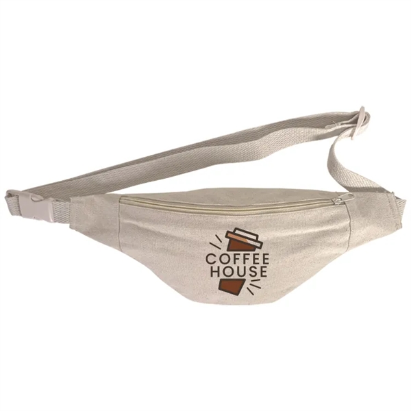 Eco-Friendly Cotton Fanny Pack, 6"H x 16"W x 3"D, Cotton, 5... from ASI 67557 LimeLight Ent