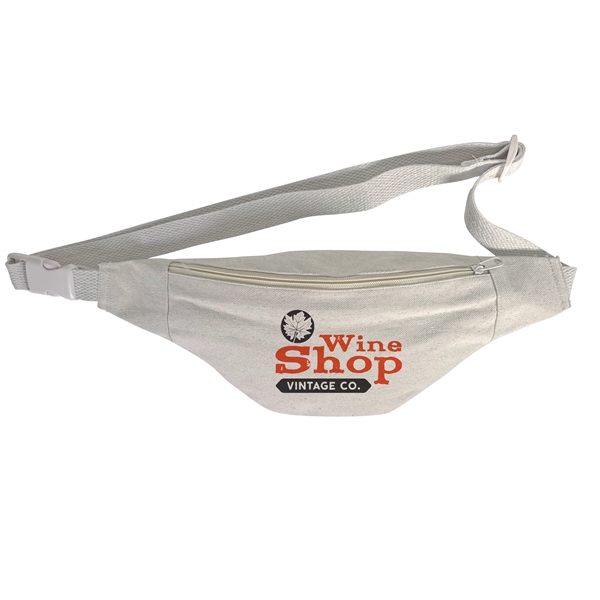 Eco-Friendly Cotton Fanny Pack, 6"H x 16"W x 3"D, Cotton, 5... from ASI 67557 LimeLight Ent