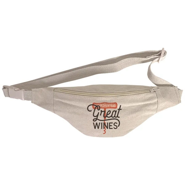 Eco-Friendly Cotton Fanny Pack, 6"H x 16"W x 3"D, Cotton, 5... from ASI 67557 LimeLight Ent
