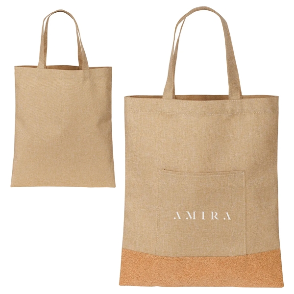 RPET & Cork Tote Bag... from ASI 36730 Ariel Premium Supply Inc