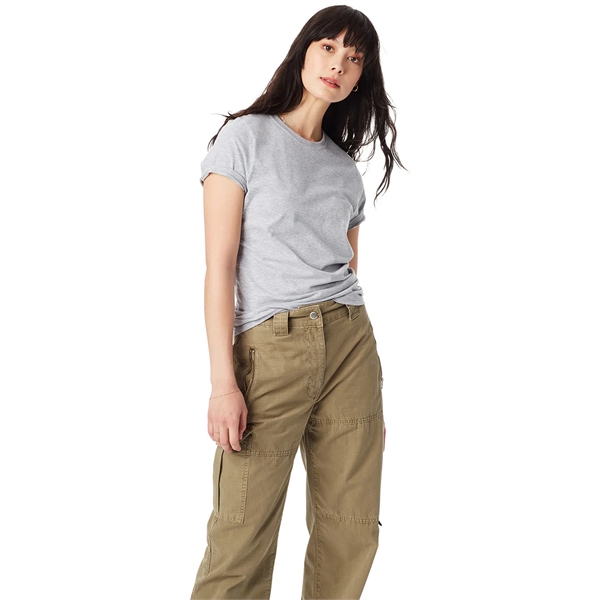 Women's contoured, side-seamed T-shirt made of preshrunk cotton in several available... from ASI 34063 alphabroder