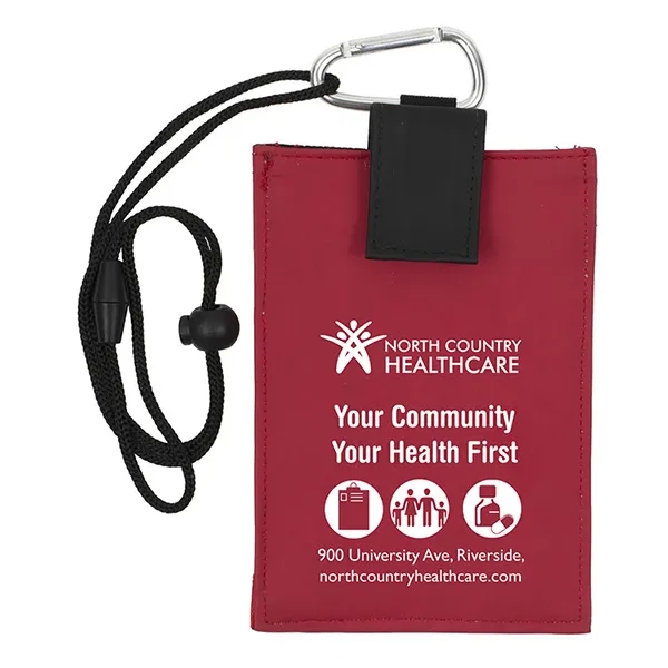 4 1/4" x 6 1/4" PVC and vinyl zippered wallet with... from ASI 62660 Innovation Line