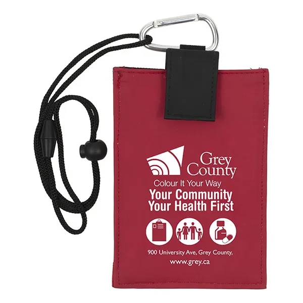 4 1/4" x 6 1/4" PVC and vinyl zippered wallet with... from ASI 62660 Innovation Line