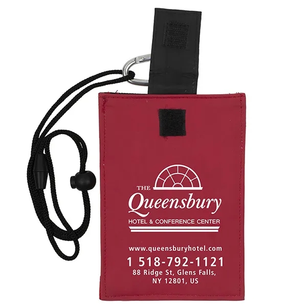 4 1/4" x 6 1/4" PVC and vinyl zippered wallet with... from ASI 62660 Innovation Line