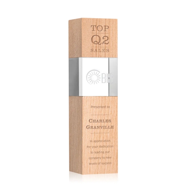 A sharply contrasting award, the Araceli intersects natural beechwood with a... from ASI 84592 St Regis Group / St Regis