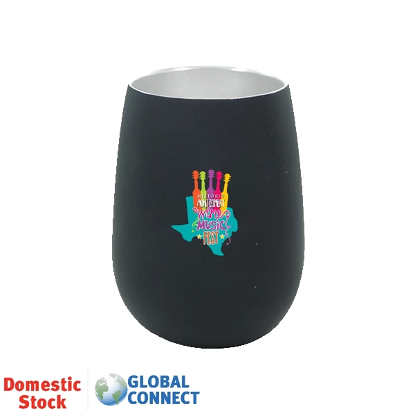 Halcyon® 12 oz. Stainless Steel Wine Glass, Full Color Digi... from ASI 30270 Aakron Line