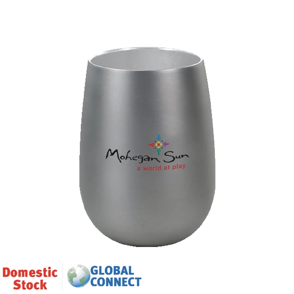 Halcyon® 12 oz. Stainless Steel Wine Glass, Full Color Digi... from ASI 30270 Aakron Line