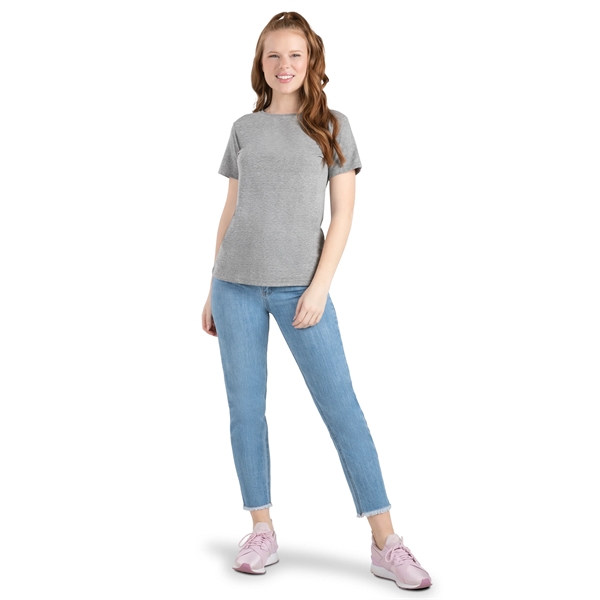 Ladies All-Day Core Basic Tri-Blend Tee made from a blend of... from ASI 37461 Augusta Sportswear