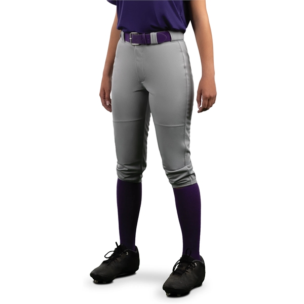 Ladies Gamer Classic Softball Pant with 100% polyester double-knit.... from ASI 37461 Augusta Sportswear