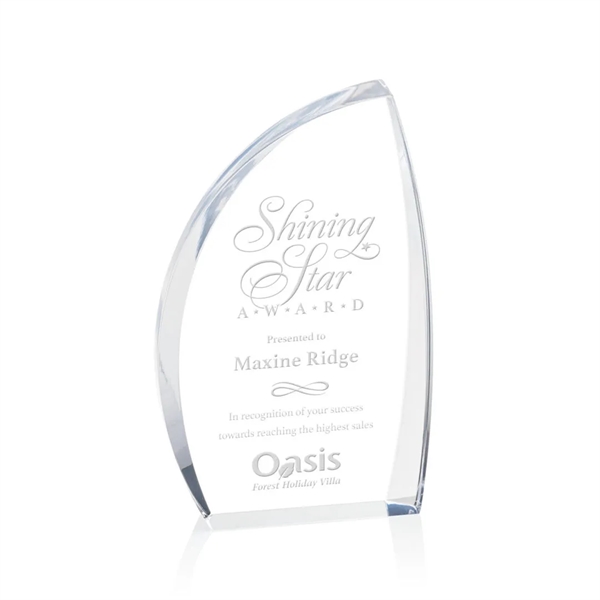 The Duncan Award features solid clear acrylic that reveals a curved... from ASI 84592 St Regis Group / St Regis