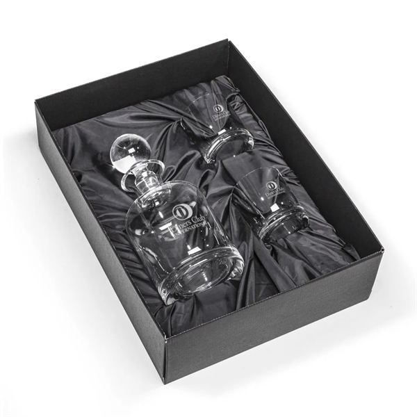 The regal Buxton Decanter Set features a 30oz decanter and matching... from ASI 84592 St Regis Group
