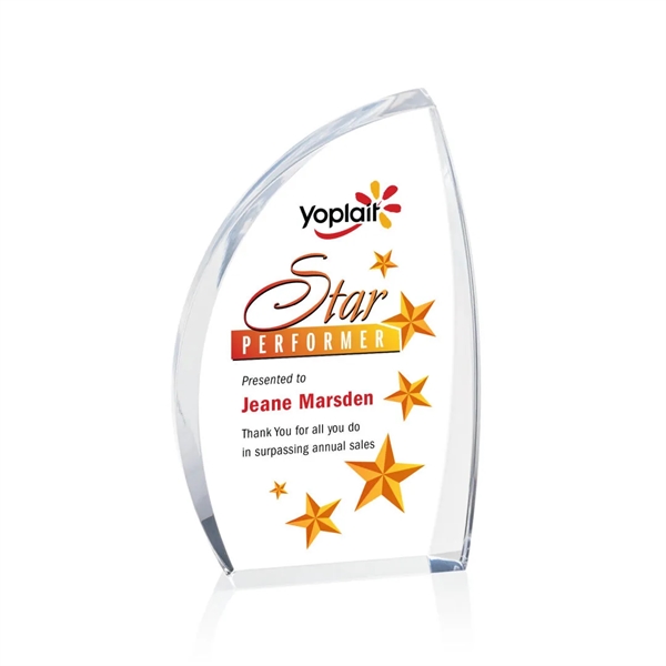 The Duncan VividPrint™ Award features solid clear acrylic that reveals a... from ASI 84592 St Regis Group / St Regis