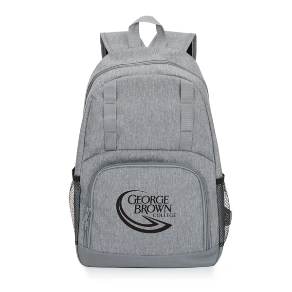 Our Edna Backpack with a gray heather pattern is a stylish... from ASI 84592 St Regis Group