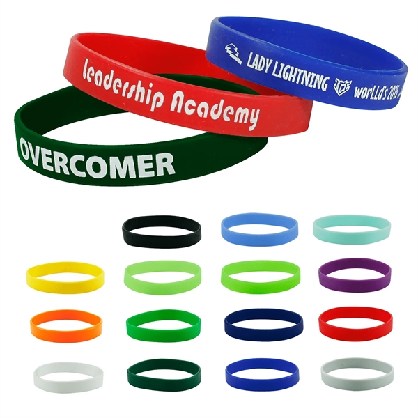 Silicone Wristband - 1/2" Printed... from ASI 79840 The Proinnovative Line / Proinnovative Line