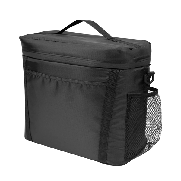 15 can capacity rPET recycled polyester cooler with zipper top opening... from ASI 61125 Hit Promotional Products / Hit®