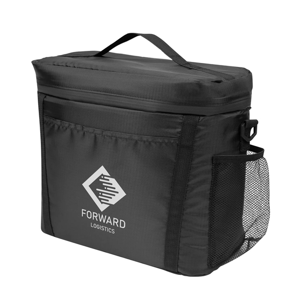 15 can capacity rPET recycled polyester cooler with zipper top opening... from ASI 61125 Hit Promotional Products / Hit®
