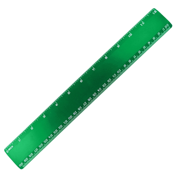 Translucent 12" ruler with standard and metric measurements.... from ASI 57956 Graphco line