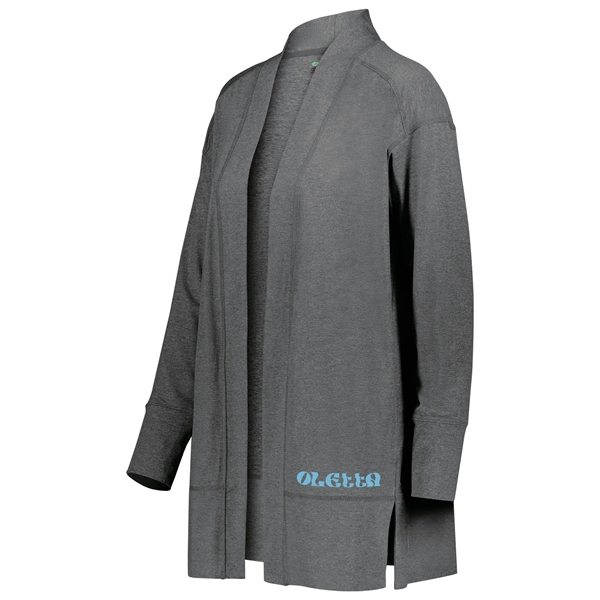 Ladies Ventura Cardigan with moisture-wicking properties and recycled polyester.... from ASI 37461 Augusta Sportswear / Holloway Sportswear