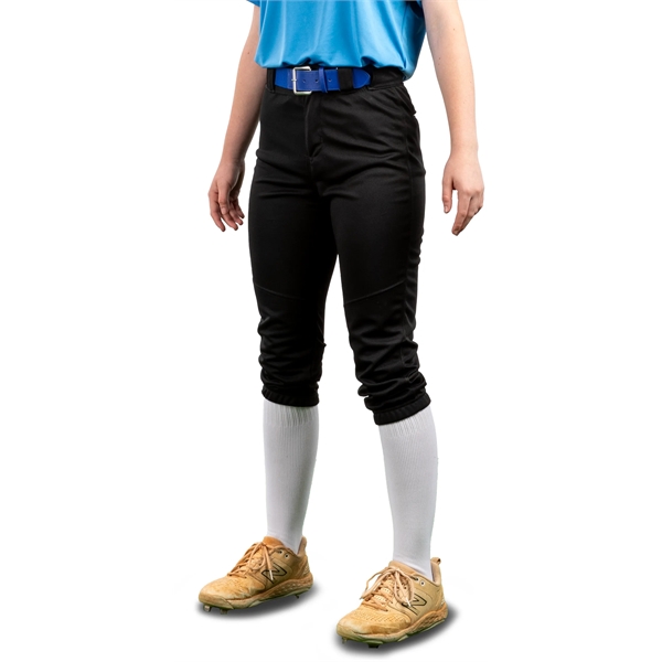 Girls On Deck Softball Knicker with 100% polyester stretch double knit... from ASI 37461 Augusta Sportswear