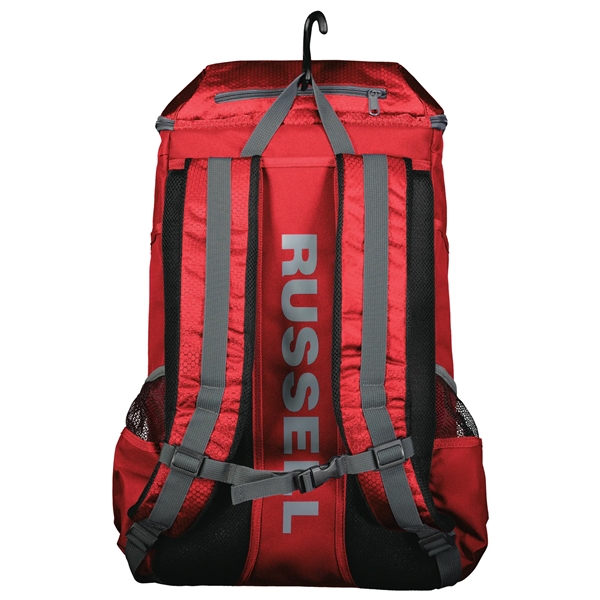 Diamond Gear Backpack with collapsible glove shelf, bat sleeves and helmet... from ASI 37461 Augusta Sportswear