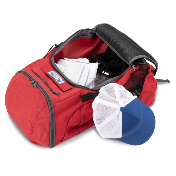 Diamond Gear Backpack with collapsible glove shelf, bat sleeves and helmet... from ASI 37461 Augusta Sportswear