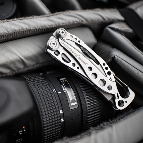 USA Made Leatherman Multi-tool with pliers, wire cutters, blade, bottle opener.... from ASI 46170 Compass Industries Inc