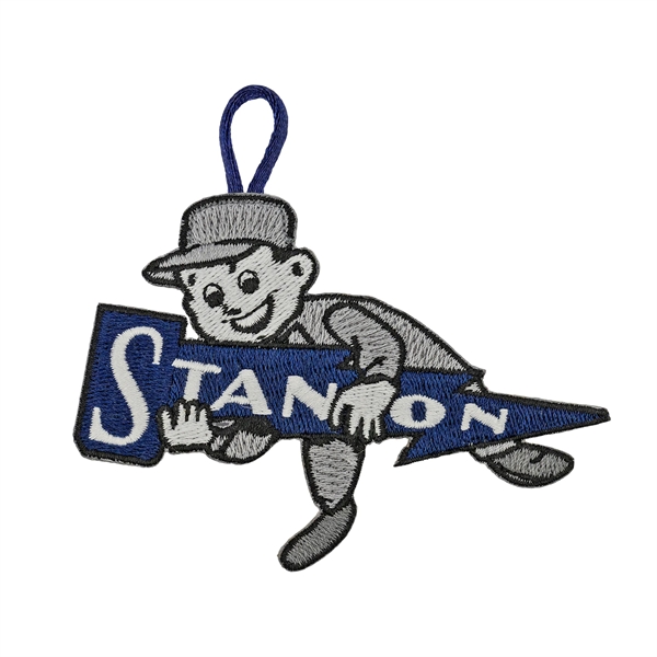 3" custom embroidered hanging holiday decorations in assorted colors and styles.... from ASI 52263 EMT / EMT EASY