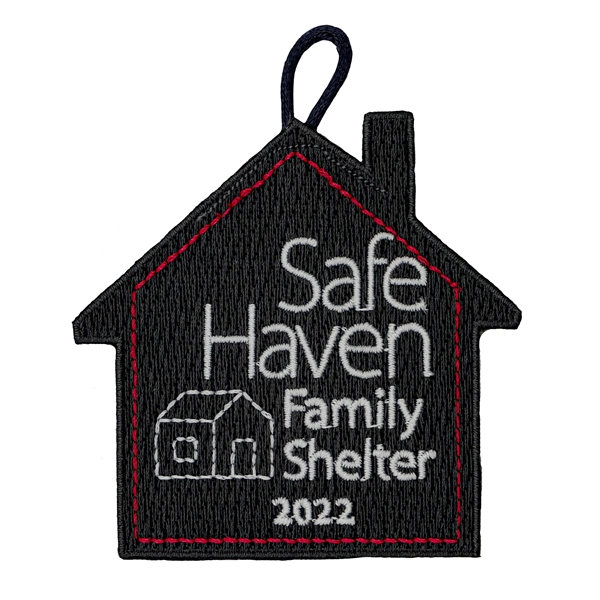 3" custom embroidered hanging holiday decorations in assorted colors and styles.... from ASI 52263 EMT / EMT EASY