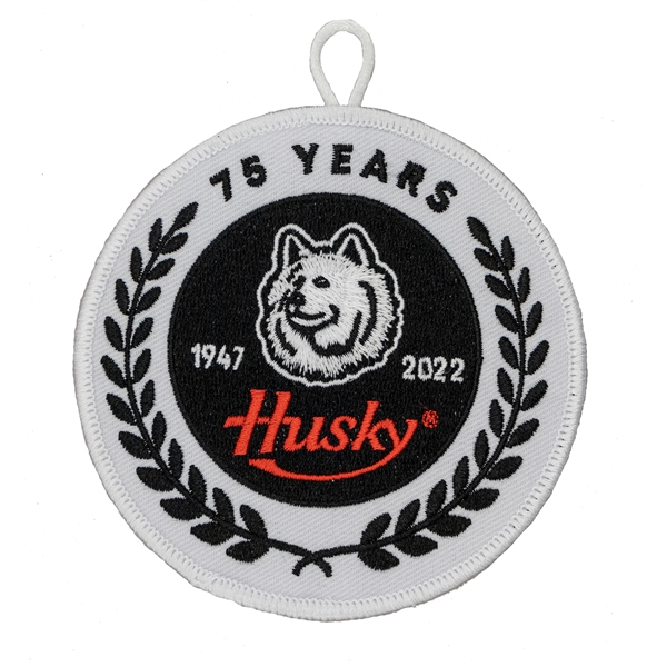 3" custom embroidered hanging holiday decorations in assorted colors and styles.... from ASI 52263 EMT / EMT EASY