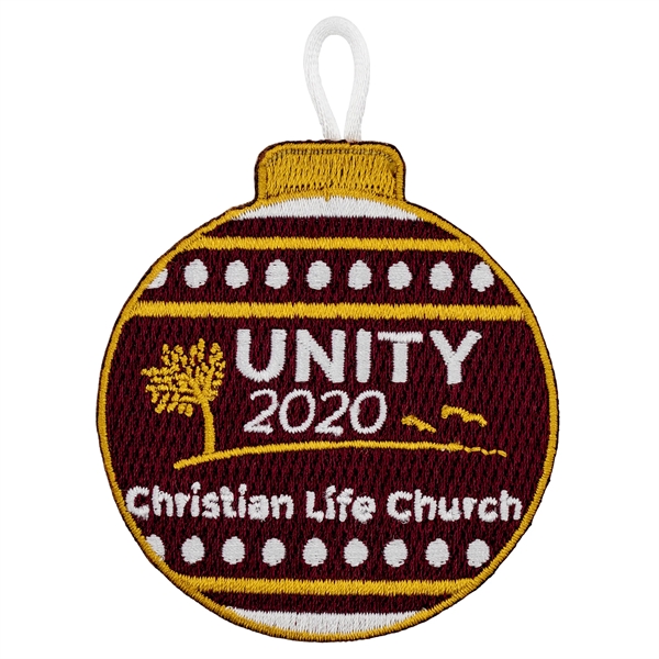 3" custom embroidered hanging holiday decorations in assorted colors and styles.... from ASI 52263 EMT / EMT EASY