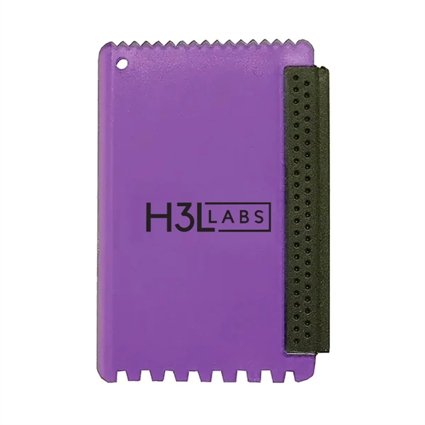 Mini ice scraper with squeegee on a keychain.... from ASI 63549 Jornik Manufacturing Corp / Jornik