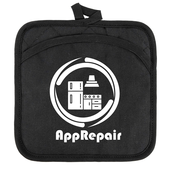 Neoprene pot holder with cotton front pocket, cotton padding inside, and... from ASI 54040 Fey Promo