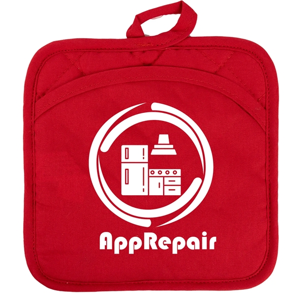 Neoprene pot holder with cotton front pocket, cotton padding inside, and... from ASI 54040 Fey Promo