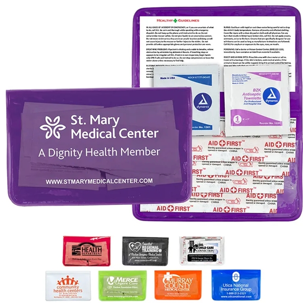 7 piece first aid kit in vinyl pouch... from ASI 62660 Innovation Line