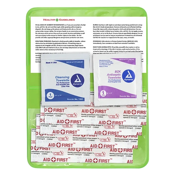 7 piece first aid kit in vinyl pouch... from ASI 62660 Innovation Line