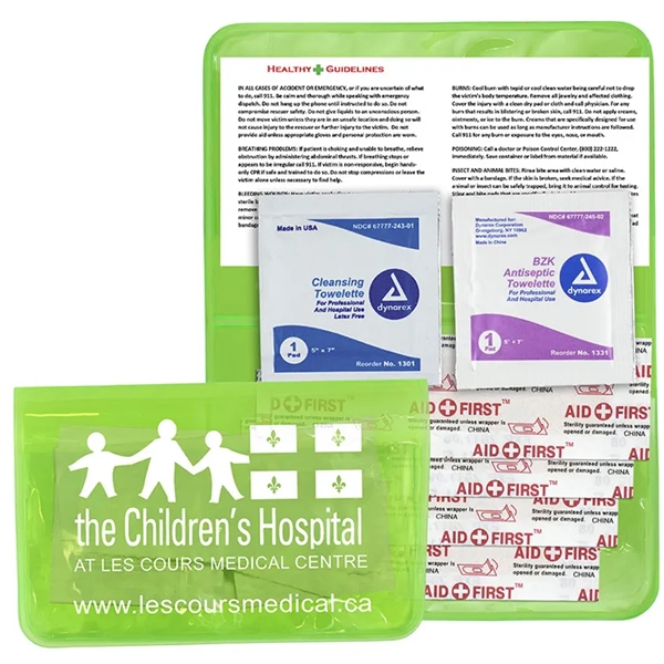 7 piece first aid kit in vinyl pouch... from ASI 62660 Innovation Line