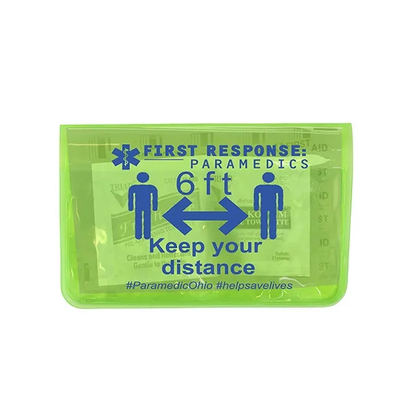 10 piece first aid kit packaged inside a vinyl pouch... from ASI 62660 Innovation Line