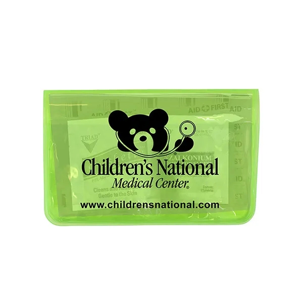 10 piece first aid kit packaged inside a vinyl pouch... from ASI 62660 Innovation Line