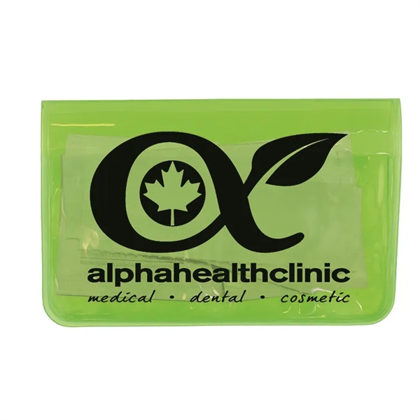 9 piece first aid kit with vinyl pouch, bandages, towelettes, hand... from ASI 62660 Innovation Line