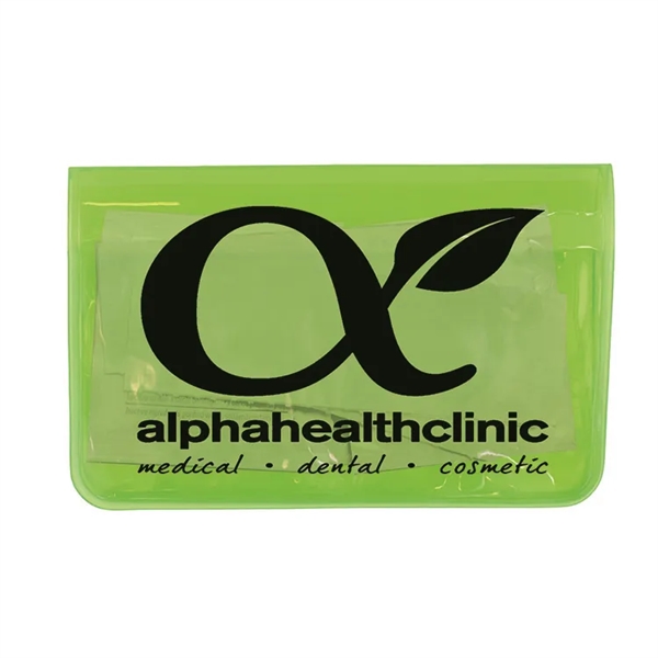 9 piece first aid kit with vinyl pouch, bandages, towelettes, hand... from ASI 62660 Innovation Line