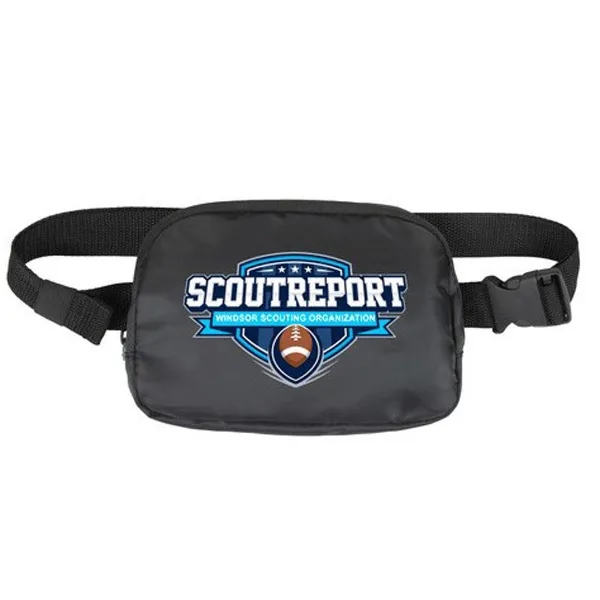 Crossbody or waist bag with an adjustable 44" single strap with... from ASI 62660 Innovation Line