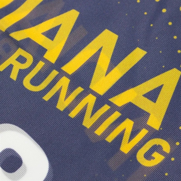 16.5" x 27" 115G polyester mesh sports bib with two-piece elastic... from ASI 36558 Aprons, Etc.