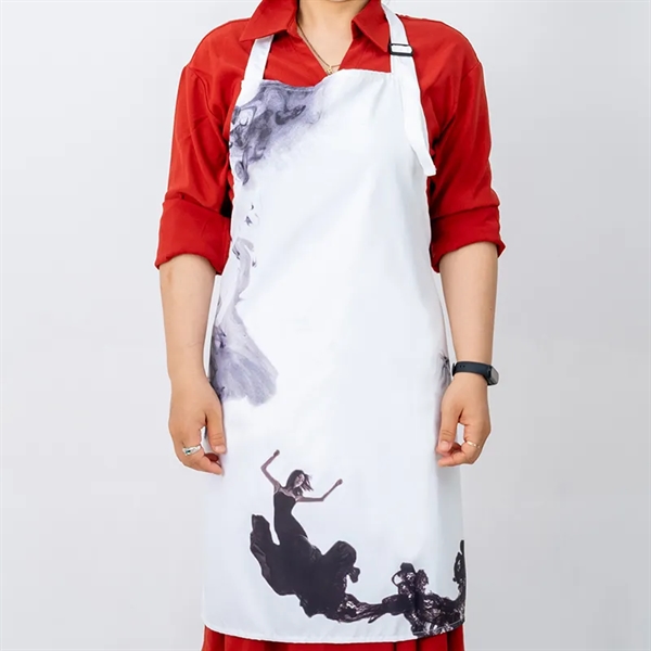 Dye Sublimated, 22.5"w x 30.7"L apron. Adjustable Neck Strap, 36" Waist... from ASI 36558 Aprons, Etc.