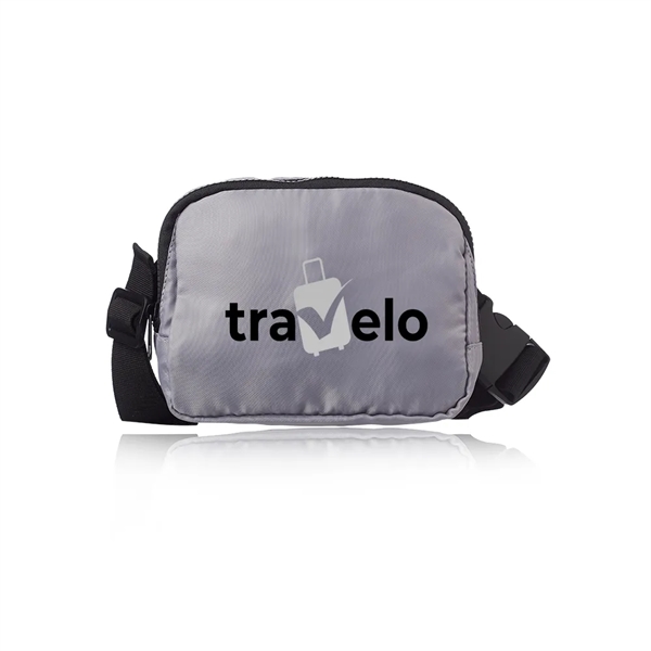 Waist/belt bag with large compartment with zipper closure and an adjustable... from ASI 39552 BEL Promo