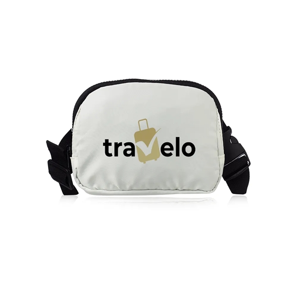 Waist/belt bag with large compartment with zipper closure and an adjustable... from ASI 39552 BEL Promo