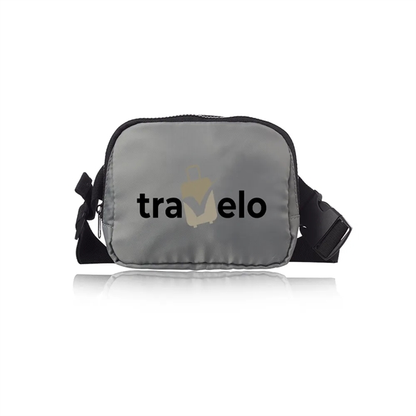 Waist/belt bag with large compartment with zipper closure and an adjustable... from ASI 39552 BEL Promo