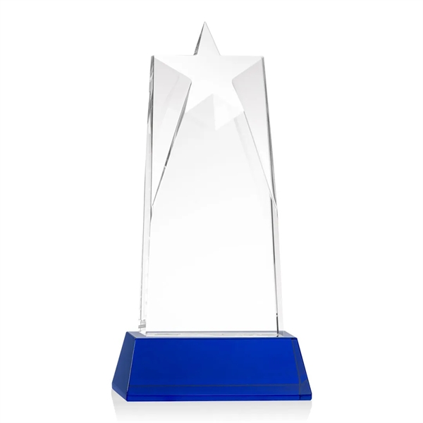 Our prestigious Thick Optical Crystal Millington Star VividPrint™ Award on base... from ASI 84592 St Regis Group / St Regis